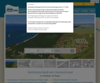 Ferienanlage-Ruegen.de(Insel Rügen) Screenshot