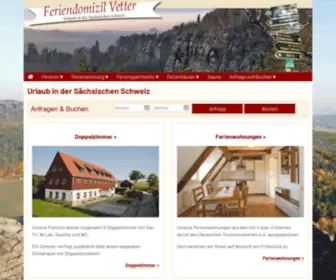 Feriendomizil-Vetter.de(Feriendomizil Vetter) Screenshot