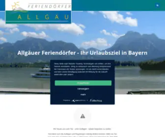 Feriendorf-Allgaeu.de(Im ♥Herzen♥ des Allgäus finden sie HIER IHRE individuelle Ferienunterkunft) Screenshot