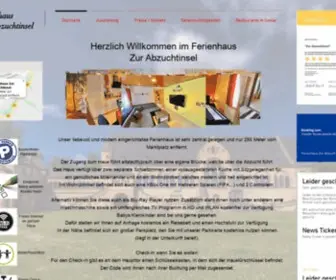 Ferienhaus-Abzuchtinsel.de(Zur Abzuchtinsel) Screenshot