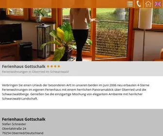 Ferienhaus-Gottschalk.de(Urlaub im Ferienhaus Gottschalk) Screenshot