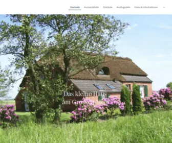 Ferienhaus-Grosses-Meer.de(Großes Meer) Screenshot
