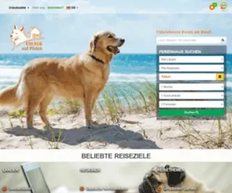 Ferienhaus-Mit-Hunden.de(Ferienhäuser mit Hund) Screenshot