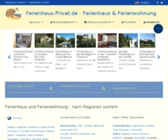 Ferienhaus-Privat.de(Ferienhäuser) Screenshot