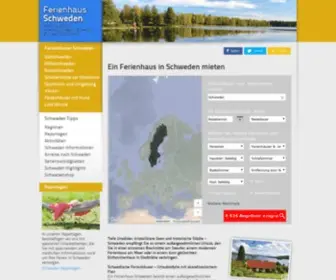 Ferienhaus-SChweden.de(Ferienhaus Schweden. Die besten Ferienhäuser finden und buchen) Screenshot