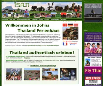 Ferienhaus-Thailand.net(Unterkunft & Touren Nordost) Screenshot