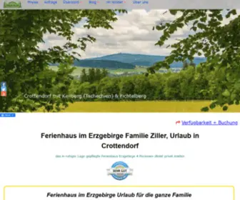 Ferienhaus-Ziller.de(Ferienhaus Erzgebirge Familie Ziller in Crottendorf) Screenshot