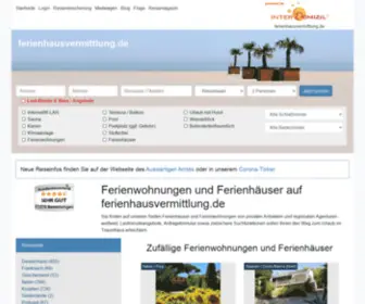 Ferienhausvermittlung.de(Ferienwohnung und Ferienhäuser) Screenshot
