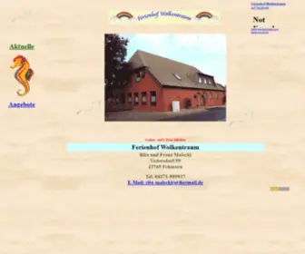 Ferienhof-Wolkentraum.de(Ferienwohnung Ostsee im Ferienhof Wolkentraum) Screenshot