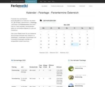 Ferienwiki.at(Feiertage) Screenshot