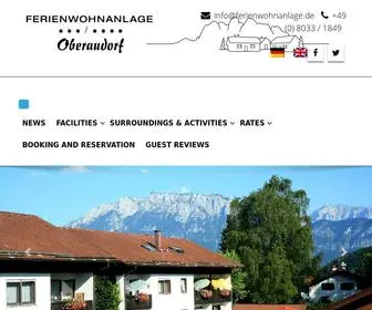 Ferienwohnanlage.de(Ferienwohnanlage Oberaudorf) Screenshot