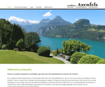 Ferienwohnung-Axenfels.ch(Landhaus Axenfels Morschach SZ) Screenshot