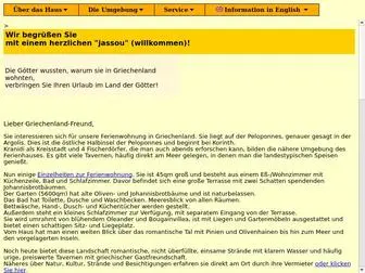 Ferienwohnung-Peloponnes.de(Ferienhäuser) Screenshot