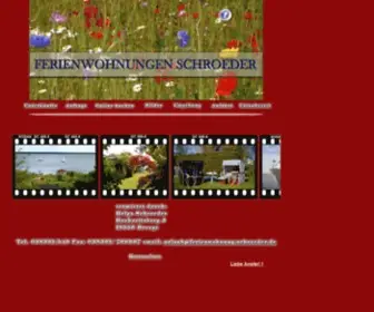 Ferienwohnung-SChroeder.de(Rügen) Screenshot