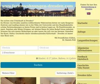 Ferienwohnungen-Dresden.com(FeWos im Herzen Dresdens) Screenshot