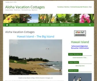 Ferienwohnunghawaii.de(Aloha Vacation Cottages) Screenshot