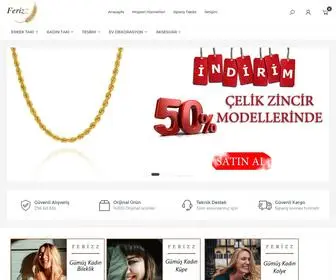 Ferizz.com(Türkiye'nin Garantili Altın Kaplama Takı Markası) Screenshot