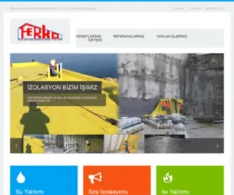 Ferkoizolasyon.com(Ferko İzolasyon ve İnşaat) Screenshot