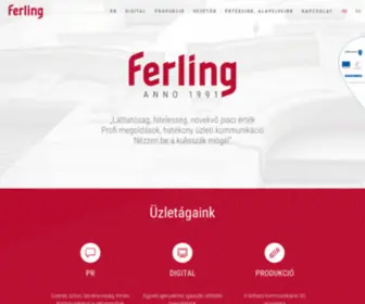 Ferlingpr.com(Pr ügynökség) Screenshot