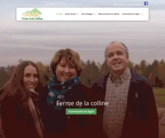 Fermedelacolline.com(Ferme de la colline) Screenshot