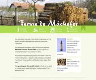 Fermedemachefer.ch(Ferme de Mâchefer) Screenshot