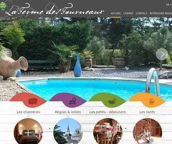 Fermedesfourneaux.com(Chambres d'hôtes Louhans Bresse Bourgogne Gîtes de France piscine) Screenshot