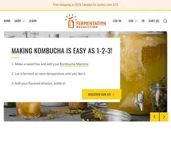 Fermentationrevolution.com(Shop Revolution Fermentation) Screenshot