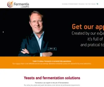 Fermentis.com(Fermentis offers yeast and fermentation solutions for all types of beverage makers in the world) Screenshot