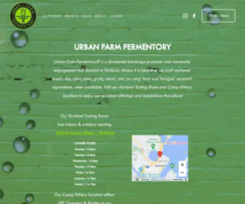 Fermentory.com(Urban Farm Fermentory) Screenshot