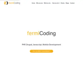 Fermicoding.com(We are a web and mobile app development company) Screenshot