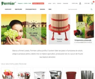 Fermier.ro(Utilaje Vinificatie si Procesare Fructe) Screenshot