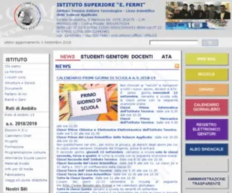 Fermimn.gov.it(Home page dell&#039;Istituto Superiore Enrico Fermi Mantova) Screenshot