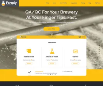 Fermly.com(Craft Beer Laboratory) Screenshot