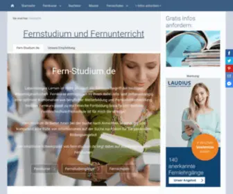 Fern-Studium.de(Fernstudium und Fernunterricht in Deutschland) Screenshot