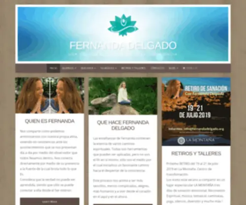 Fernandadelgado.org(Una voz por el despertar de la consciencia) Screenshot