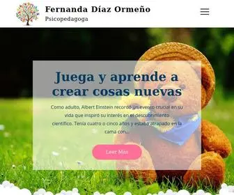 Fernandadiazpsp.net(Fernanda Díaz Ormeño) Screenshot