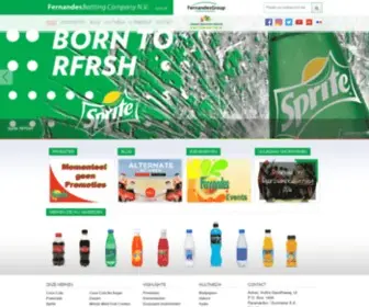 Fernandesbottling.com(Fernandes Bottling Company NV) Screenshot