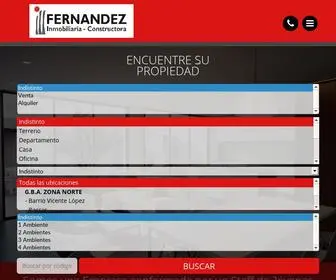 Fernandez-Inmob.com.ar(Somos una empresa familiar con 30 años de experiencia en el mercado. Tasaciones) Screenshot