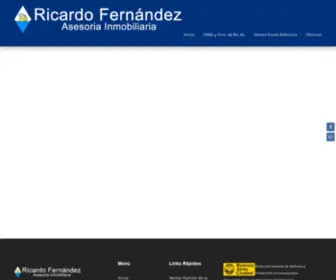 Fernandezinmuebles.com(Ricardo Fernandez) Screenshot