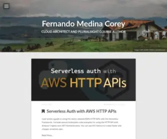 Fernandomc.com(Fernando Medina Corey) Screenshot