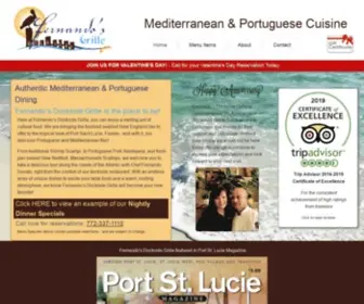 Fernandosdocksidegrille.com(Fernando's Dockside Grille) Screenshot