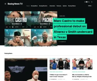 Fernandovargas.com(The Official Website of Ferocious Fernando Vargas) Screenshot