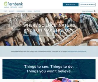 Fernbankmuseum.org(Fernbank Museum of Natural History) Screenshot