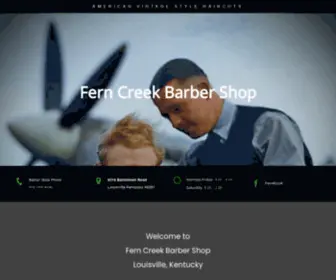 Ferncreekbarbershop.com(Fern Creek Barber Shop) Screenshot