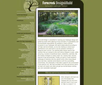 Ferncreekdesign.org(Natural Landscaping and Landscape Design) Screenshot