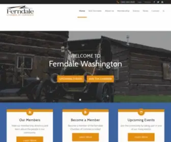 Ferndale-Chamber.com(Bridging Commerce & Community) Screenshot