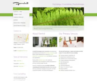 Fernhill.com.sg(Psychology, Counselling & Psychotherapy) Screenshot