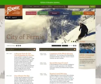 Fernie.ca(City of Fernie) Screenshot