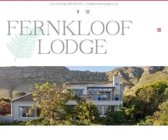 Fernklooflodge.co.za(Hermanus B&B) Screenshot