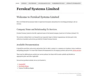 Fernleafsystems.com(Fernleaf Systems Limited) Screenshot